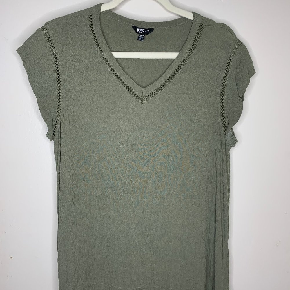Short Sleeve V-Neck Top